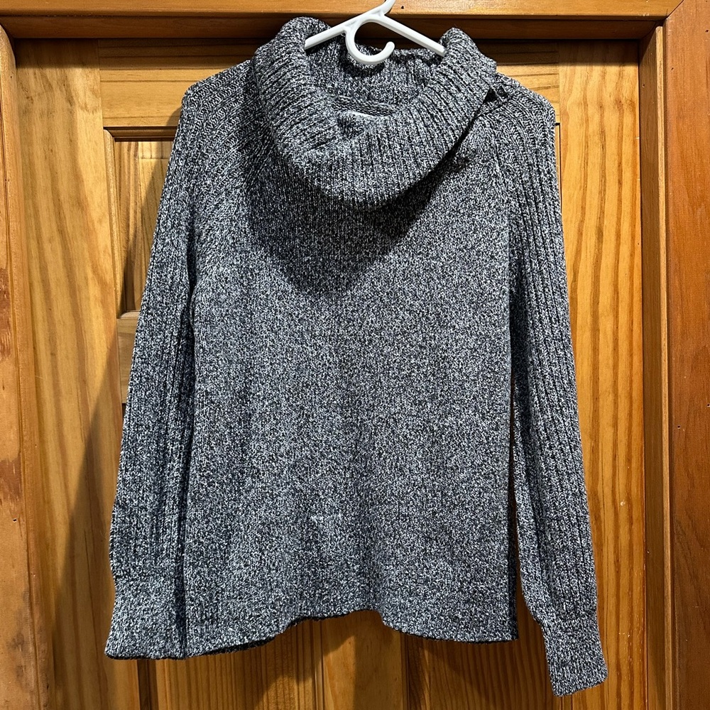 Nine West Charcoal Cowl Neck Sweater